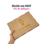 Molde em MDF - Kit de Apliques