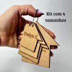 Apliques em MDF - Kit Casinhas - Imagem 2