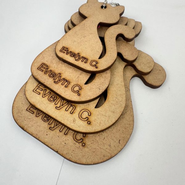 Apliques em MDF - Kit Trevo Gatinhos - Imagem 2