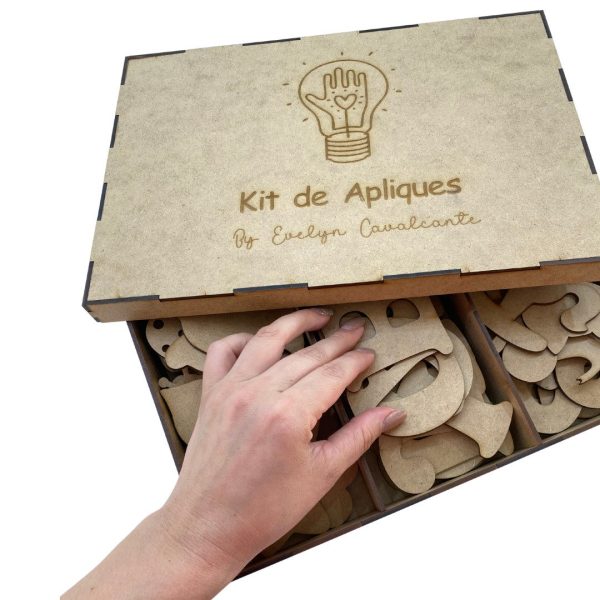 Molde em MDF - Kit de Apliques - Imagem 3