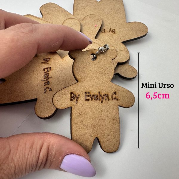 Apliques em MDF - Kit Ursinho - Imagem 4
