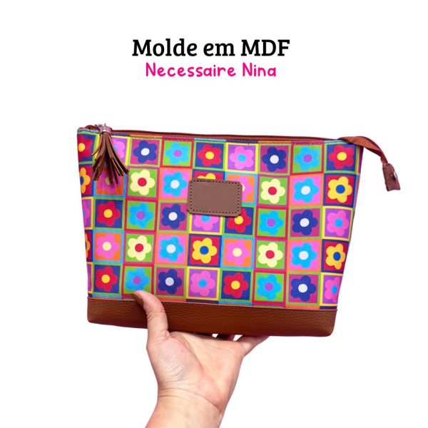 Molde em MDF - Necessaire Nina - Imagem 1