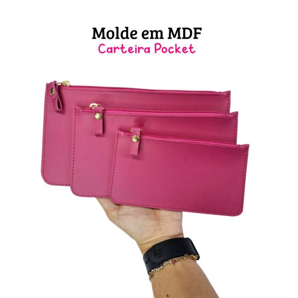 Molde em MDF - Carteira Pocket - Imagem 1