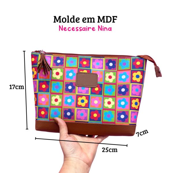 Molde em MDF - Necessaire Nina - Imagem 2