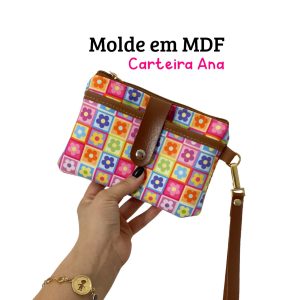 Molde em MDF - Carteira Ana