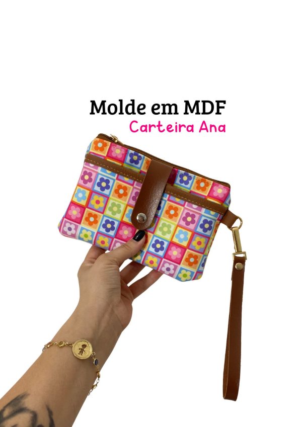 Molde em MDF - Carteira Ana - Imagem 1