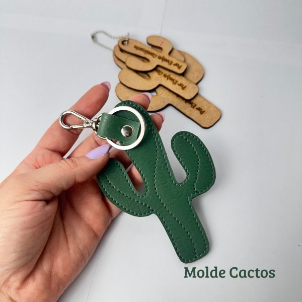 Apliques em MDF - Kit Cactos - Imagem 3